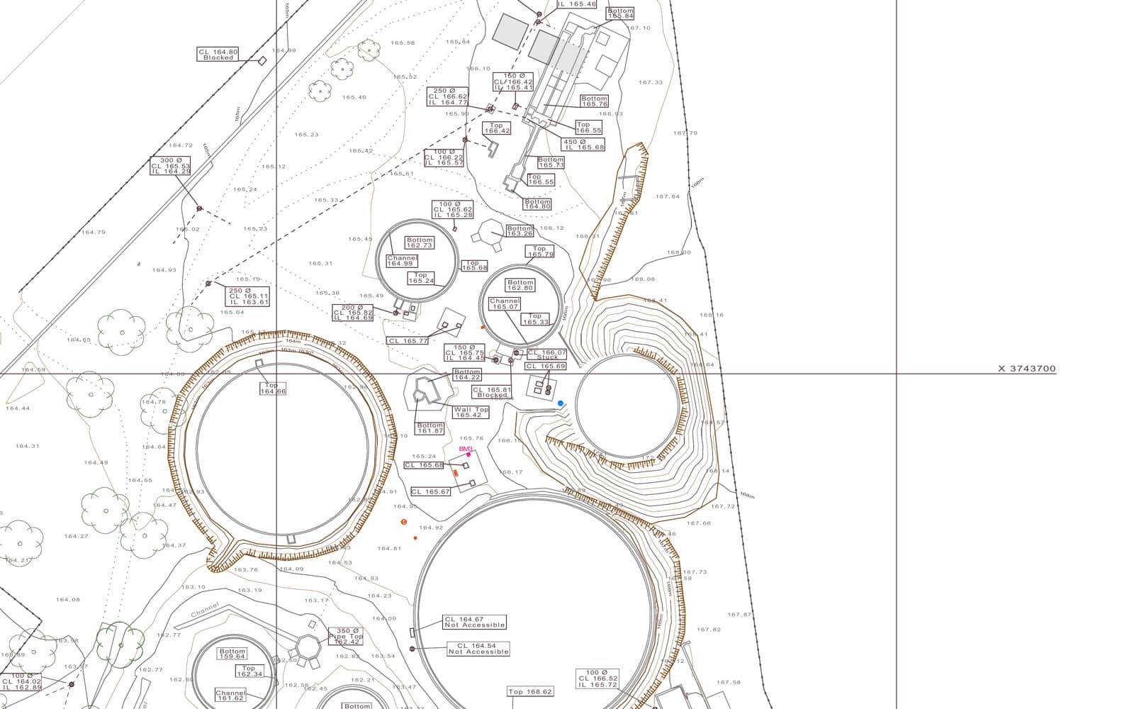 Detail survey drawing — Robertson WWTW