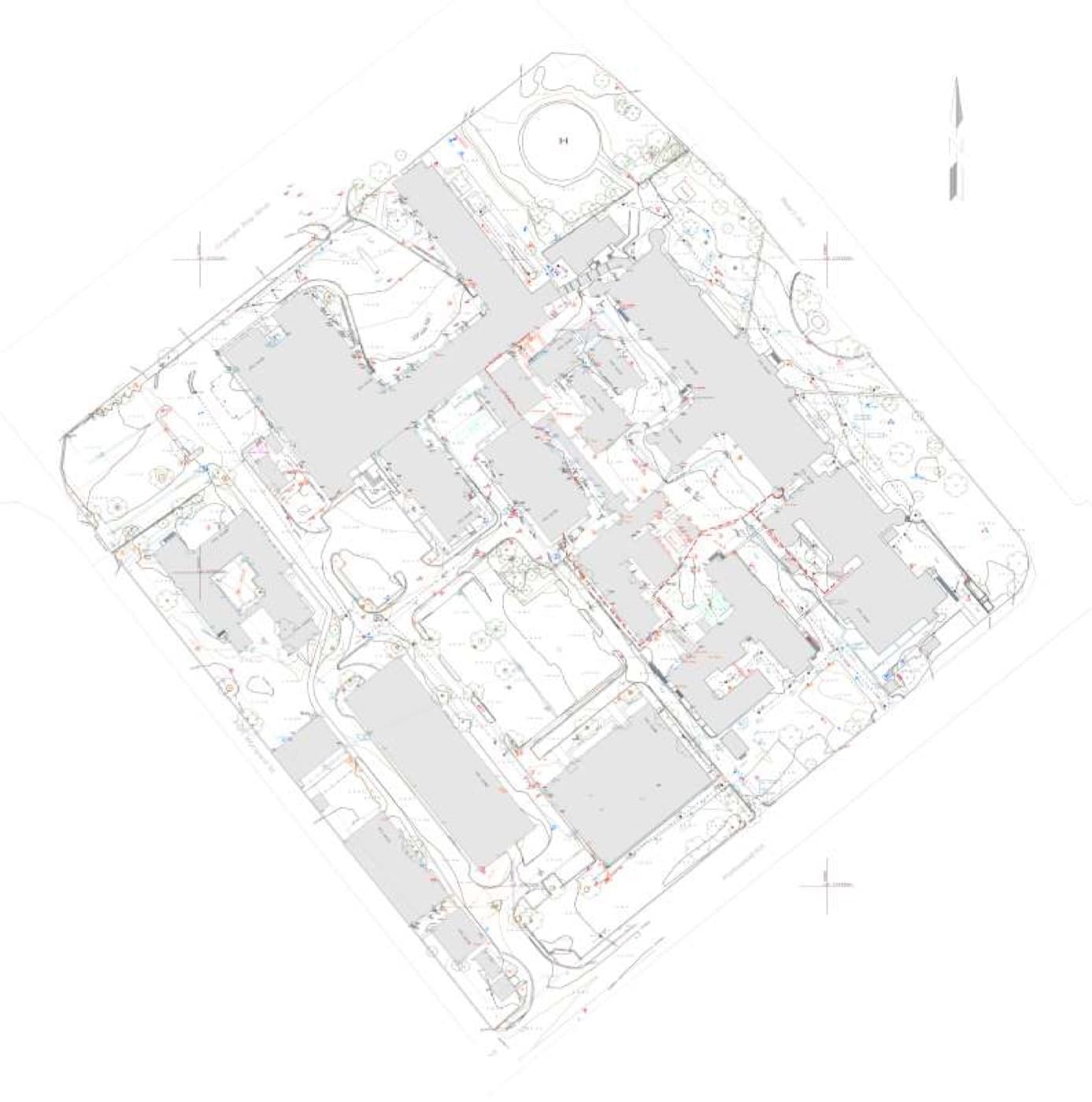 Detail survey drawing — Somerset Hospital